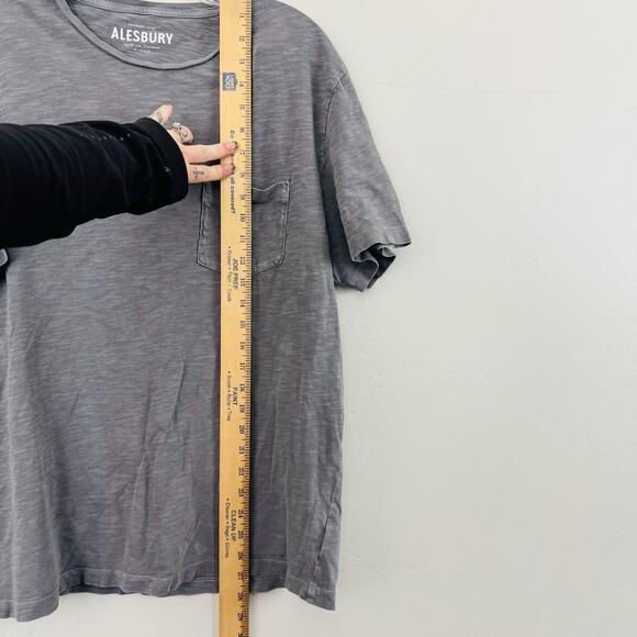 Alesbury Gray Short Sleeve T Shirt Men’s Size XL - Picture 6 of 8